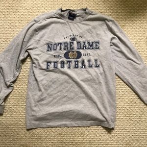 Norte Dame Football Long sleeve Shirt (Small)